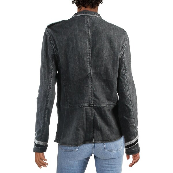 ralph lauren black jean jacket