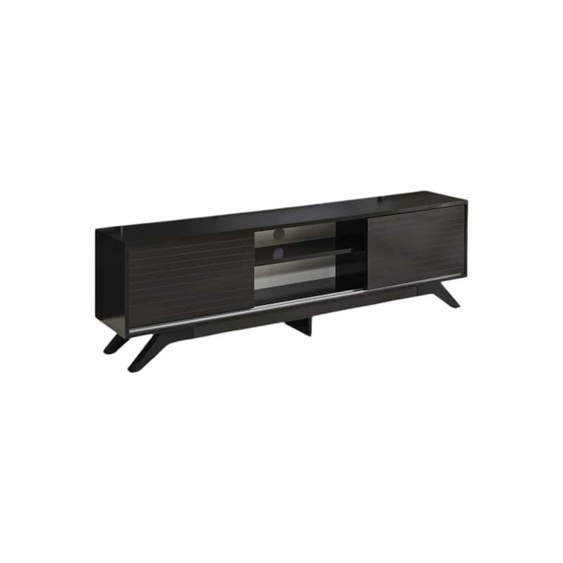Lucina Modern TV Stand with 2 Sliding Door Cabinet 2 Shelves, Living Room Entertainment Center
