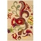 preview thumbnail 30 of 32, SAFAVIEH Handmade Blossom Rust Wool Rug 2'6" x 4' - Beige/Multi - Rectangle