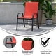 preview thumbnail 50 of 55, Outdoor Stacking Sling Patio Chairs (Set of 4)