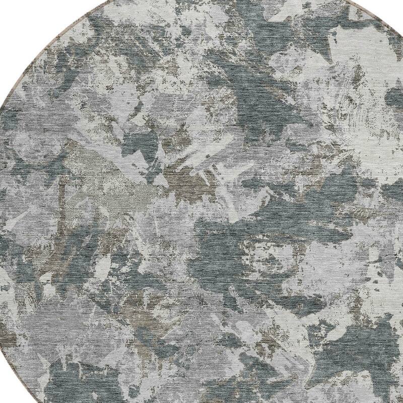 HomeRoots Floral Transitional Rectangle Outdoor Rug