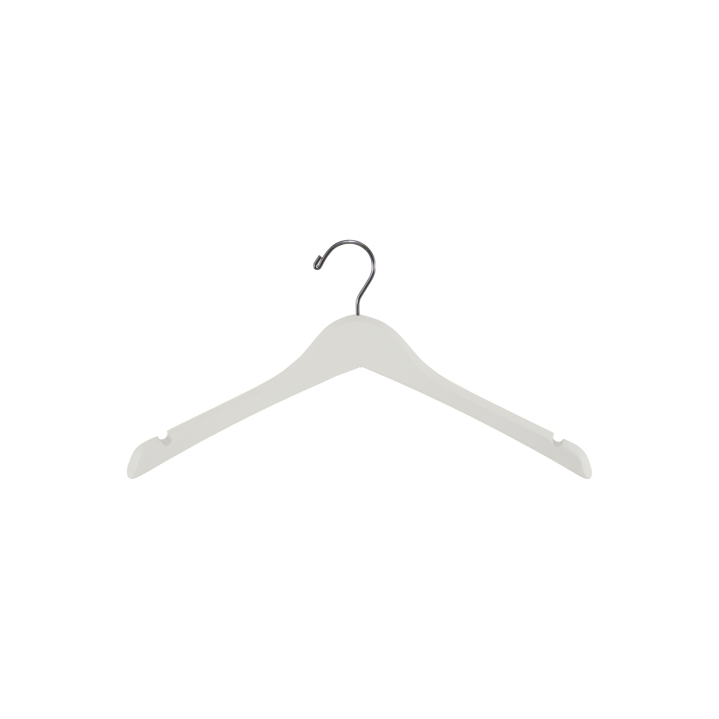 https://ak1.ostkcdn.com/images/products/is/images/direct/9fd6a27c6b69d42bacd32f3e8c2a6fbf93942e10/Deluxe-White-Rubber-Coated-Wooden-Coat-Dress-Hanger%2C-17%22-Length-x-1%22-Thick-Chrome-Hook-Box-of-12.jpg