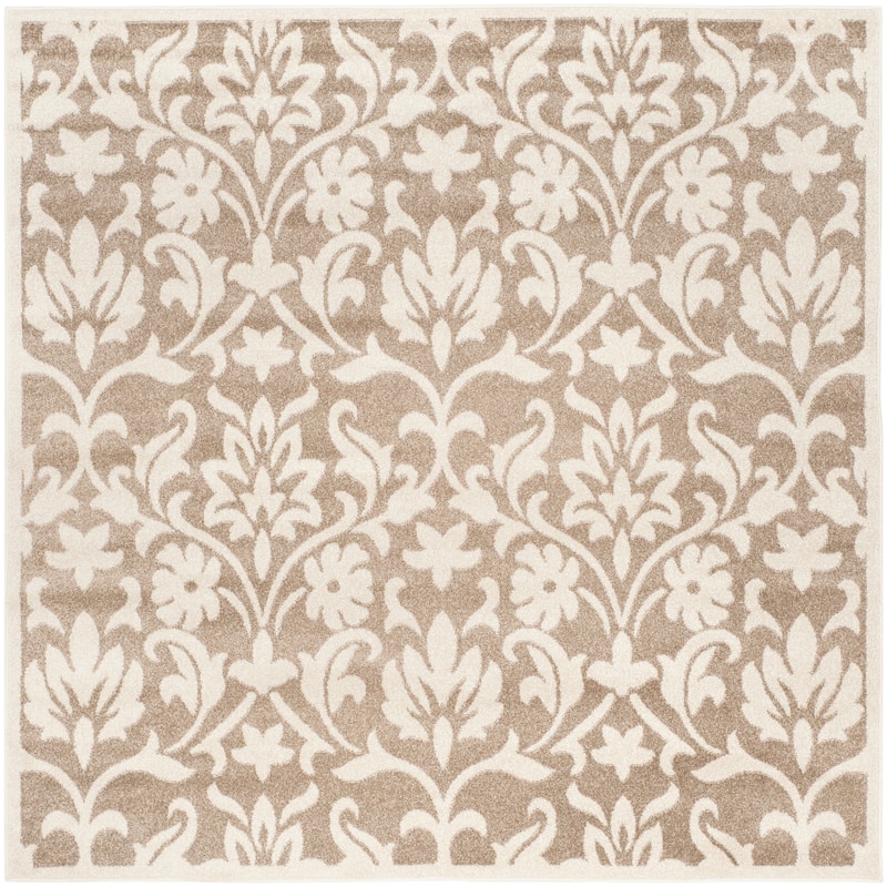 SAFAVIEH Amherst Velizara Modern Rug - 7' Square - Wheat/Beige