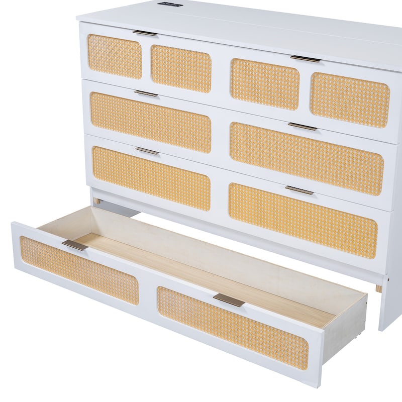 Modern Murphy Bed with Large Drawers