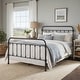 preview thumbnail 4 of 4, Vilnius Antique Graceful Victorian Iron Metal Bed
