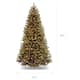 7-foot Pre-lit Artificial Christmas Tree w/Clear or Multicolor Bulbs