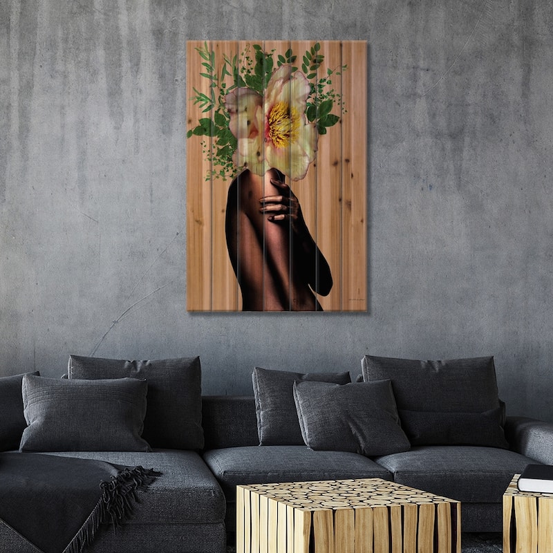 Rosé Gold Print On Wood by Ana Paula Hoppe - Multi-Color