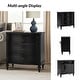 preview thumbnail 6 of 27, HULALA HOME Alois Traditional 3-Drawer End Table with Built-in Charging Station and Solid Wood Spindle Legs Set of 2