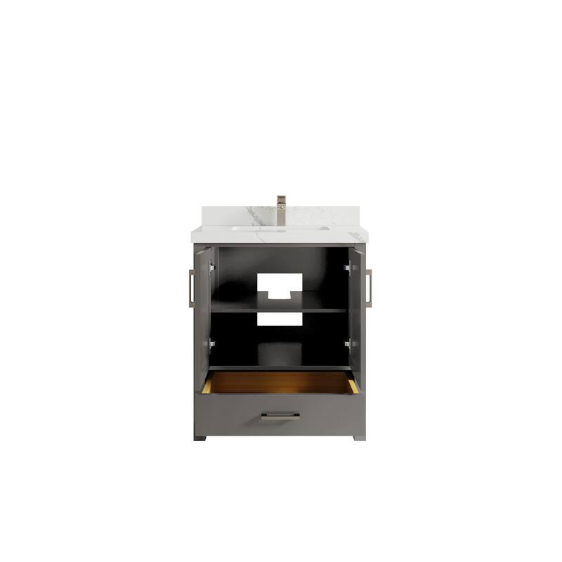 Willow Collections 30 in. W x 22 in. D Malibu Single Sink Bathroom Vanity with Countertop