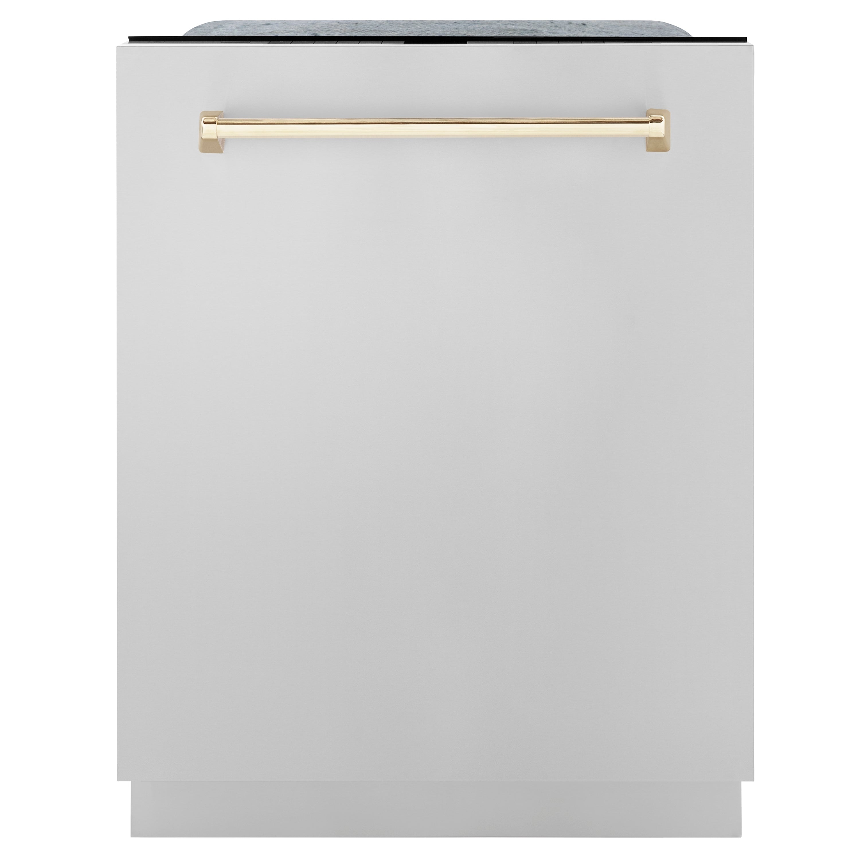 Zline Kitchen and Bath ZLINE Autograph Edition 24" 3rd Rack Top Touch Control Tall Tub Dishwasher in Stainless Steel