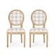 preview thumbnail 7 of 90, Phinnaeus French Country Fabric Dining Chairs (Set of 2) by Christopher Knight Home