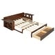 preview thumbnail 5 of 15, Multifunctional Sofa Bed Convertible Daybed with Removable Integrated Desk/Hydraulic Side Table/Storage Drawers for Small Spaces