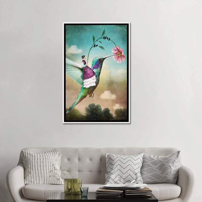 iCanvas "Of Wands" by Catrin Welz-Stein Framed Canvas Print