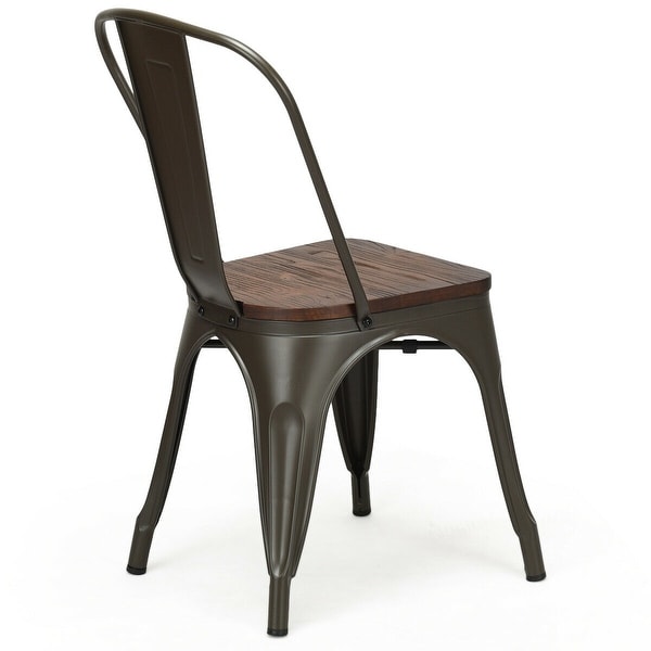 Costway metal dining chairs outlet