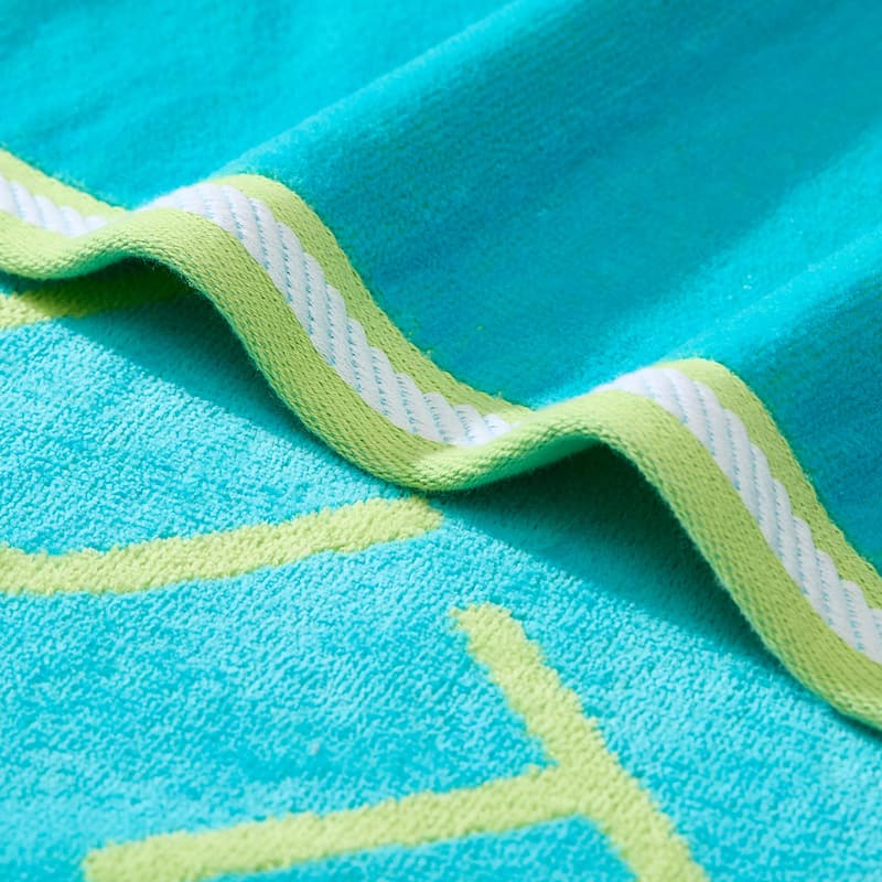 Nautica Printed Jacquard 2 Piece Beach Towel Set - 2 Piece