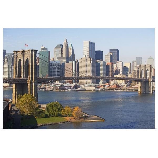 Shop Brooklyn Bridge New York City Poster Print Overstock