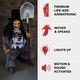 preview thumbnail 3 of 9, Haunted Hill Farm Creepslie the Crouching Grave Digger by Tekky, Premium Talking Halloween Animatronic, Plug-In or Battery