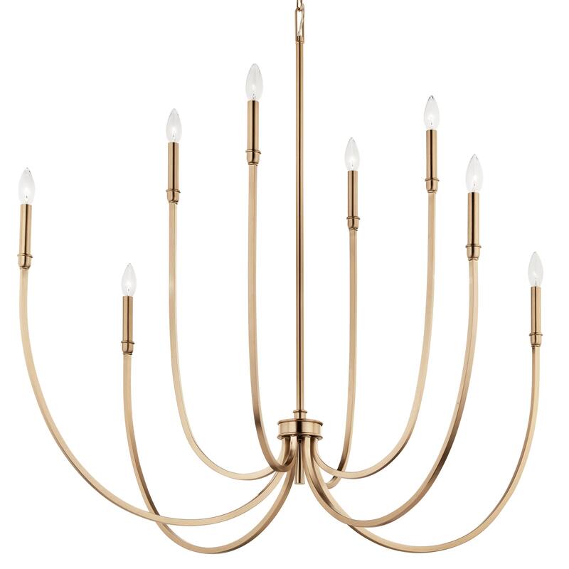 Kichler 52699 Malene 8 Light 46" Wide Taper Candle Style Chandelier