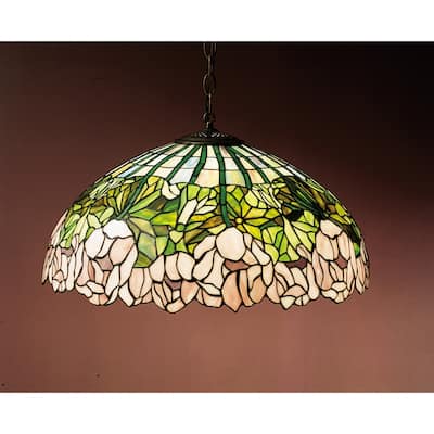 Meyda Tiffany 3 Light 22" Wide Pendant with Handmade Shade