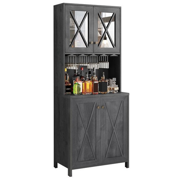 Wine liquor hotsell bar cabinet
