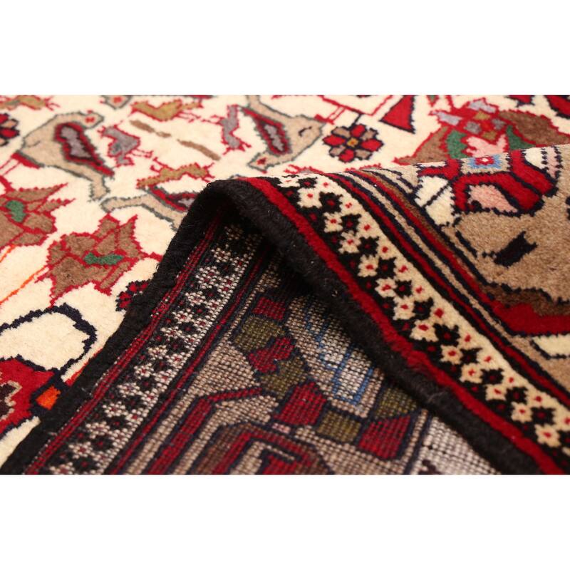 ECARPETGALLERY Hand-knotted Teimani Cream Wool Rug - 3'6 x 6'11