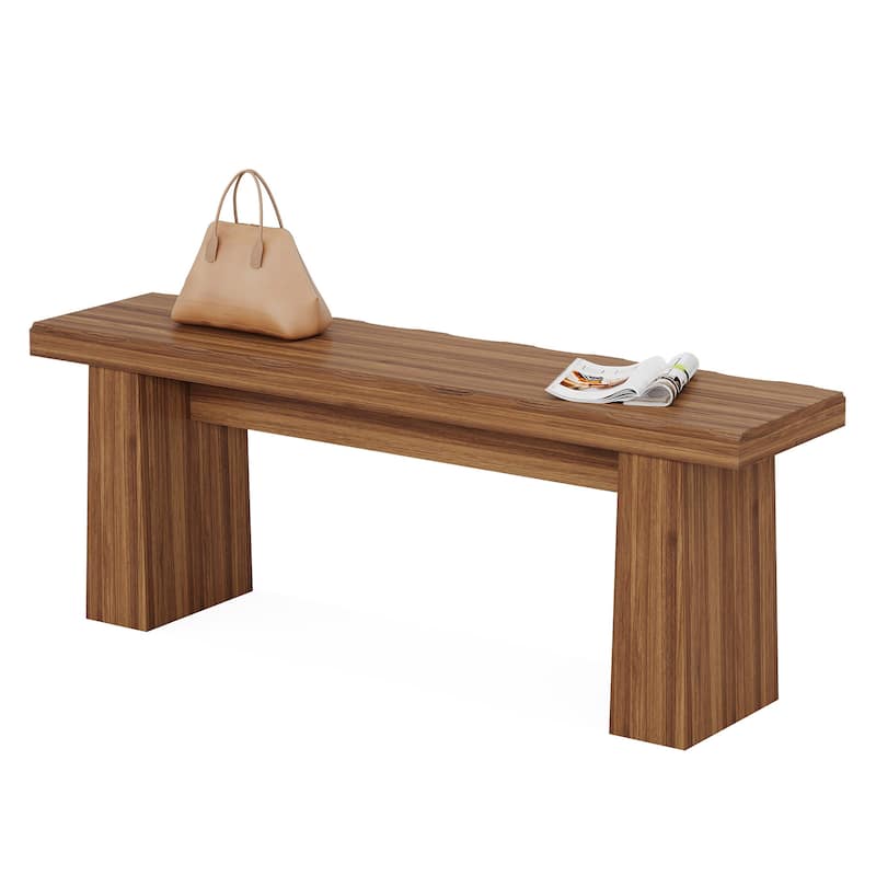 1Easylife 47-Inch Wood Entryway Bench Kitchen Dining Table Bench