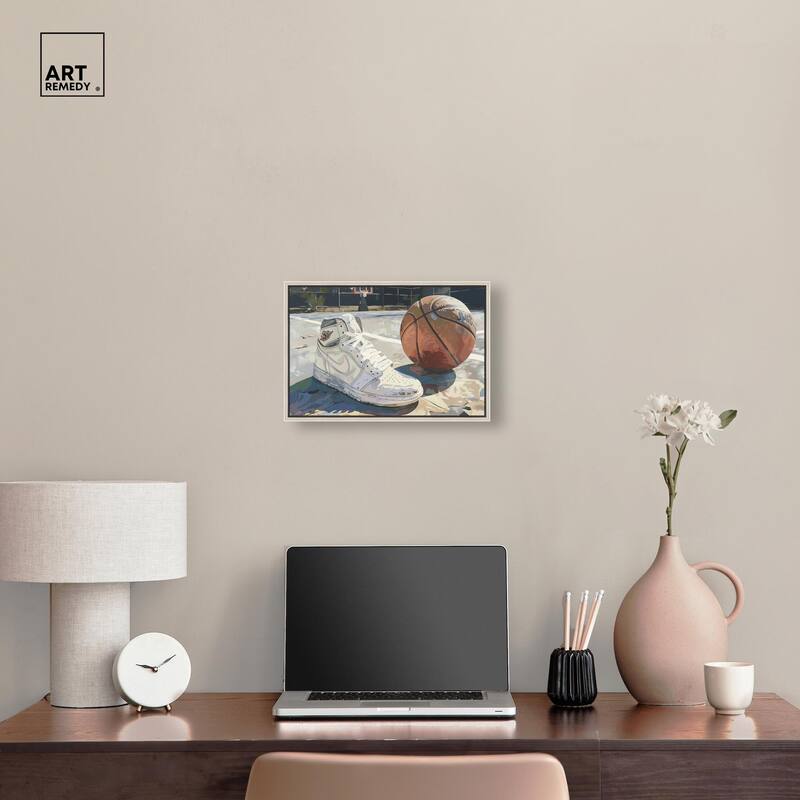 Washed Out Court Canvas by Art Remedy