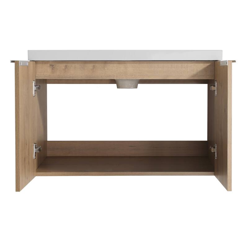 Bathroom Vanity With Sink In 24/30/36 Inch, Floating Bathroom Vanity With Soft Close Door