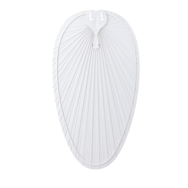 slide 2 of 7, Fanimation Islander DC 22 inch Indoor/Outdoor Ceiling Fan Narrow Oval Palm-Inspired Blades - Set of 5