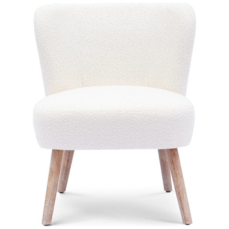 Boucle Polyester Upholstered Living Room Set - Stain Resistant (2-Piece Set)