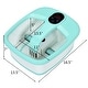 preview thumbnail 16 of 40, Costway Portable Electric Foot Spa Bath Automatic Roller Heating - 13.5''X16.5''X7'' (LxWxH)