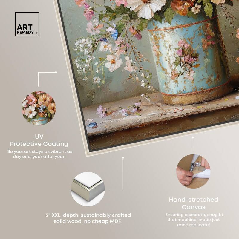 Verse in Violets Canvas by Art Remedy