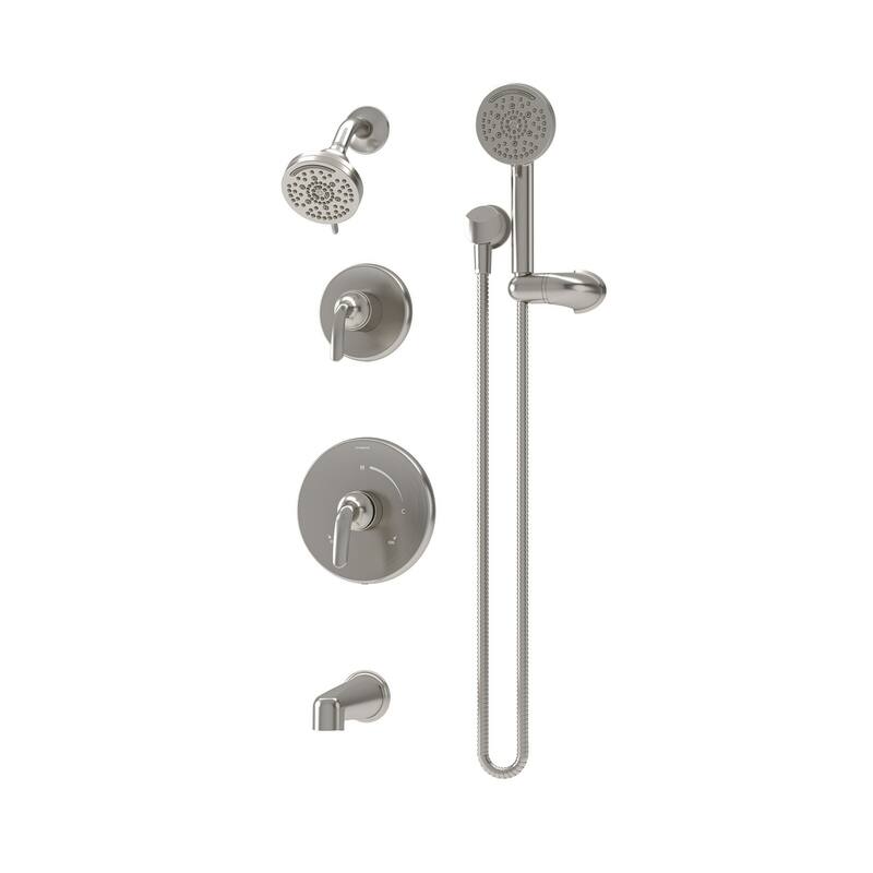Symmons 559615TRM Elm Tub and Shower Trim Package with 1.5 GPM Multi - Satin Nickel