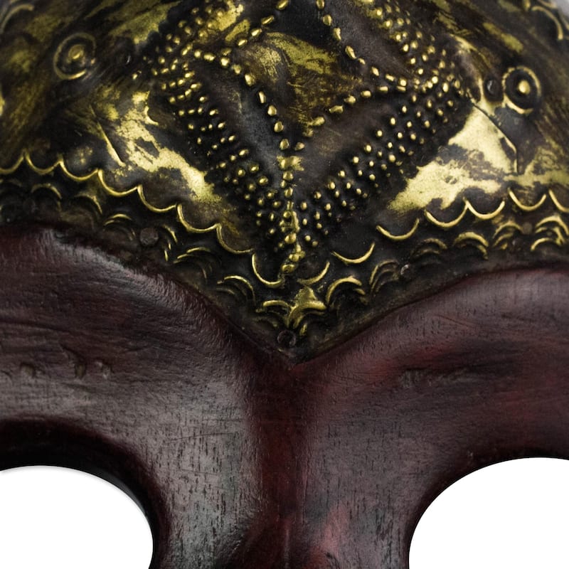 Novica Handmade Male Dan African Wood Mask