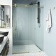 preview thumbnail 42 of 57, VIGO Elan E-class Shower Door with Clear Glass 3L x 52W x 76H - Matte Gold