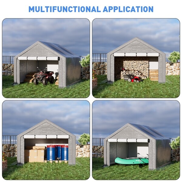 Portable Storage Shelter Garage Storage Tent with Zipper
