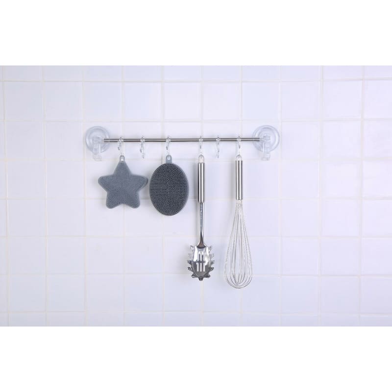 YBM Home Silicone Dish Scrubber Brush