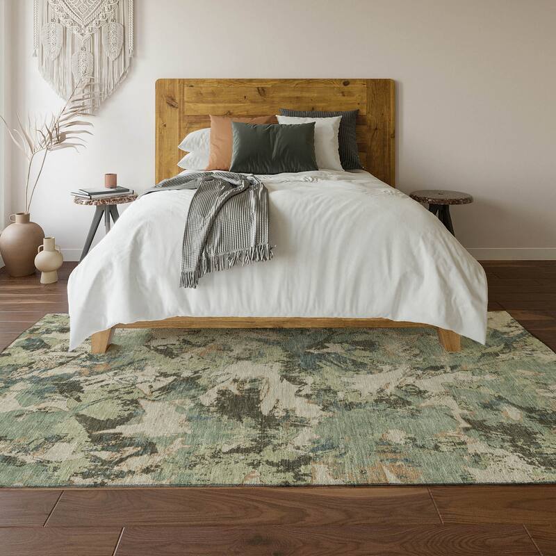 Premium Washable Super Soft Abstract Floral Mayfield Rug