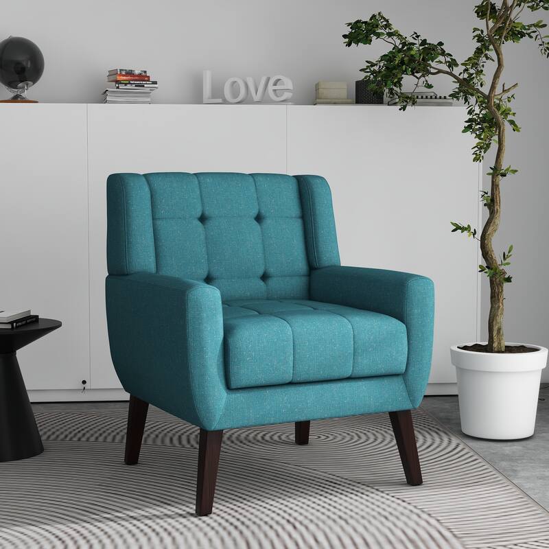 Tufted Arm Chair Upholstered Lounge Chair