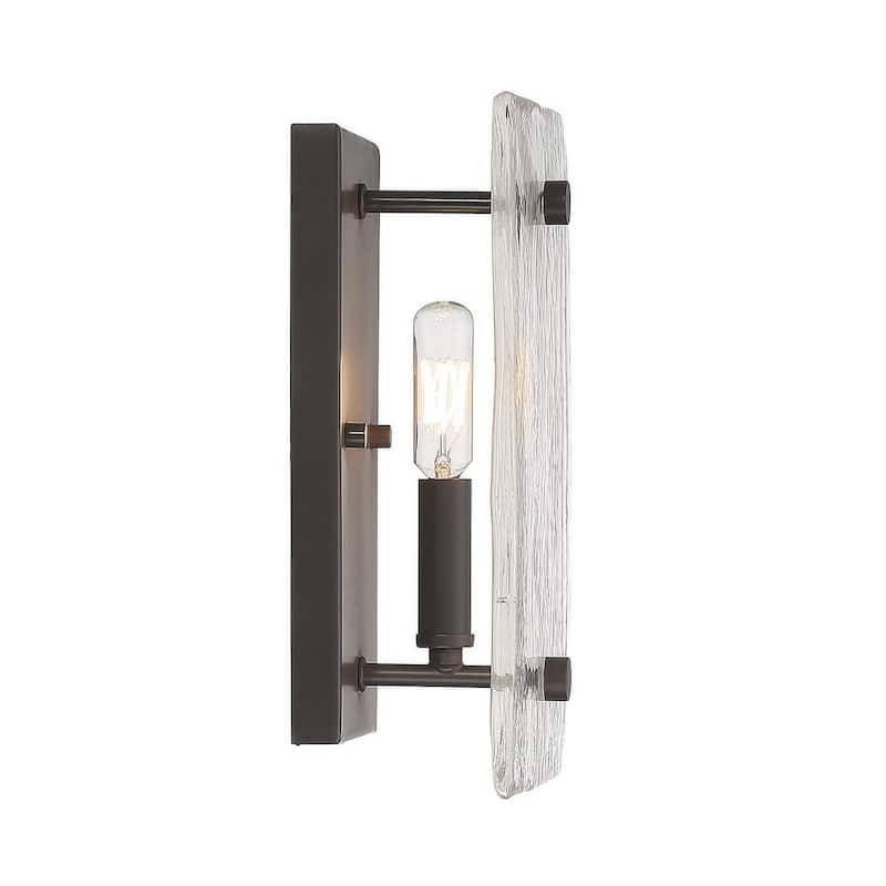 Glenwood by Brian Thomas 1-Light Wall Sconce in English Bronze