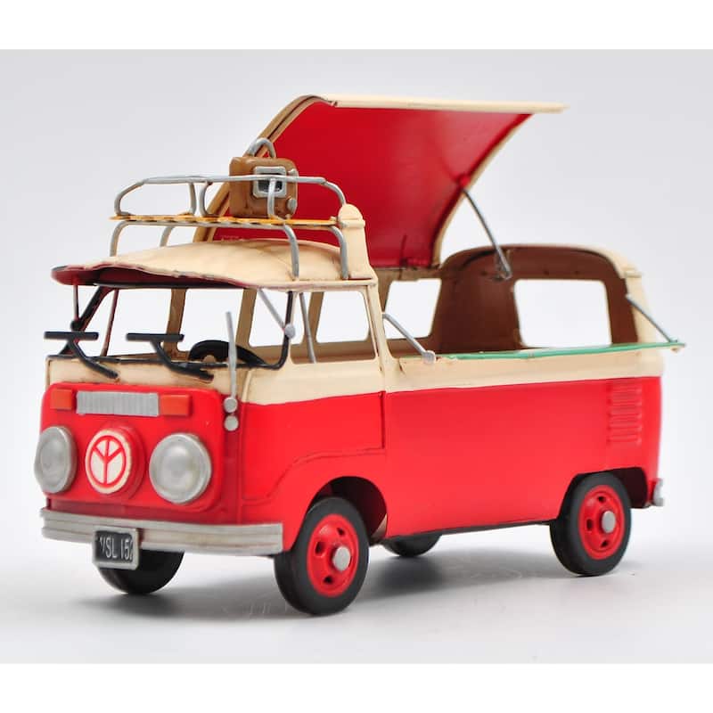 Scale Model Toy Bus For Handmade Gifts Volkswagen Mini Bus Home Decoration