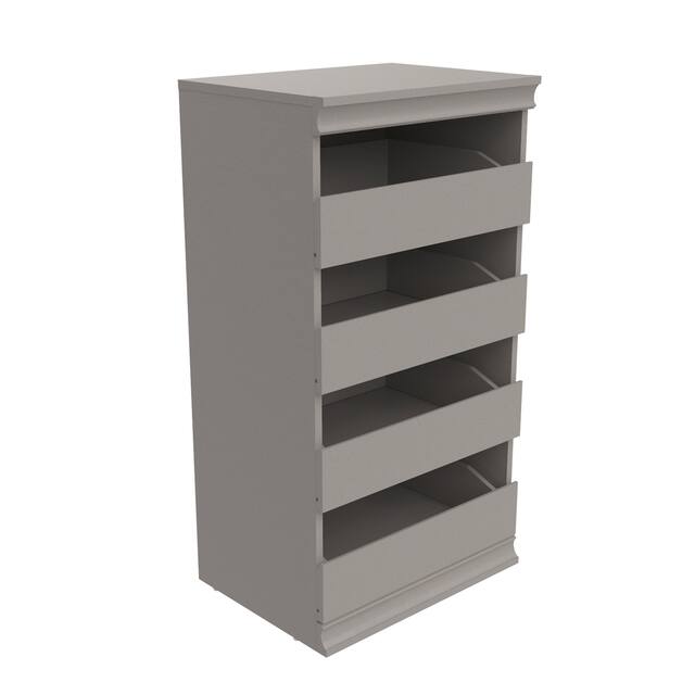 ClosetMaid Modular Storage 4-Drawer Unit - Smoky Taupe