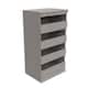 ClosetMaid Modular Storage 4-Drawer Unit - Smoky Taupe