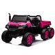 preview thumbnail 31 of 98, 24V Ride-On UTV Truck for Kids, 2-Seater, Remote Control, EVA Tires, Bluetooth, Music, & LED Lights