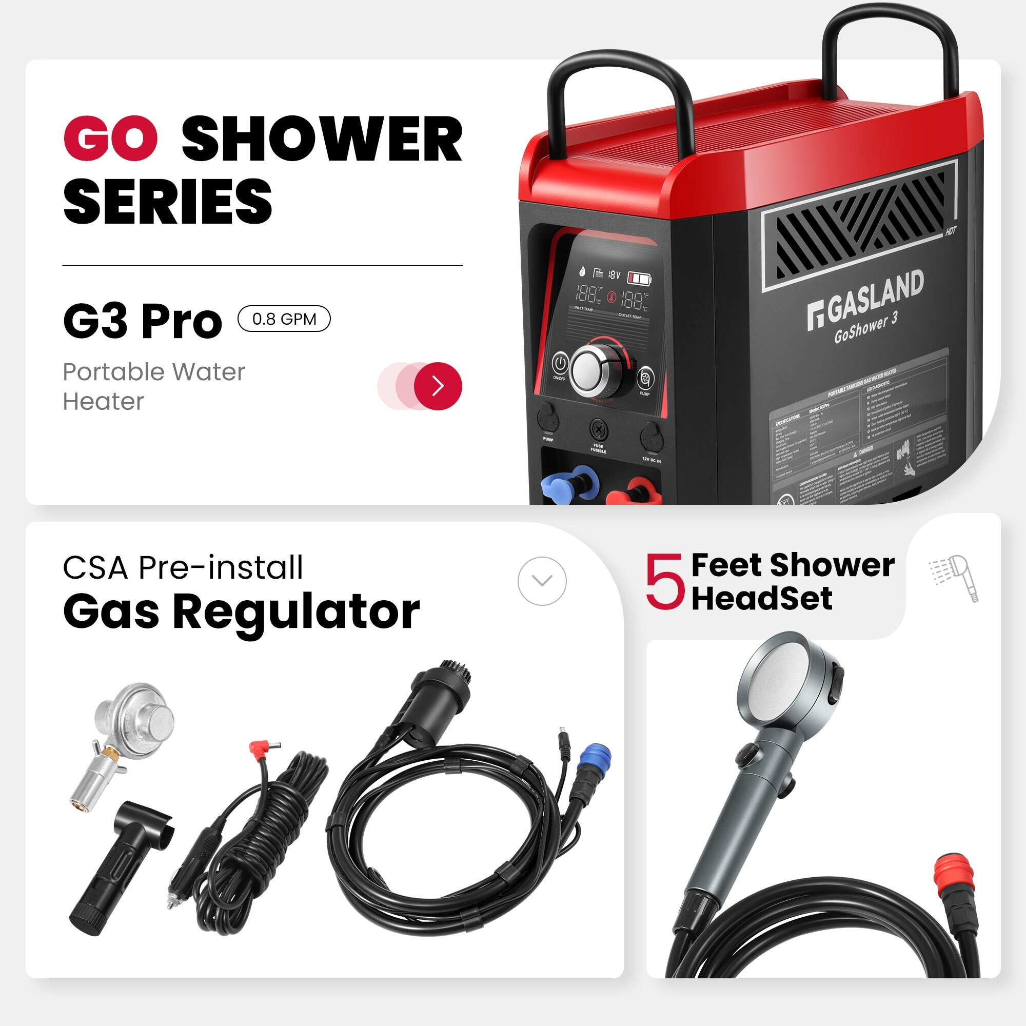 Gasland Indoor Propane Tankless Water Heater GASLAND Indoor Gas