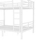 preview thumbnail 11 of 10, White Metal Full over Full Bunk Bed with Under Bed Storage and Safety Guardrails