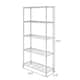 Metal 5-Shelf Heavy Duty Storage Shelving Unit Steel Organizer Wire Rack