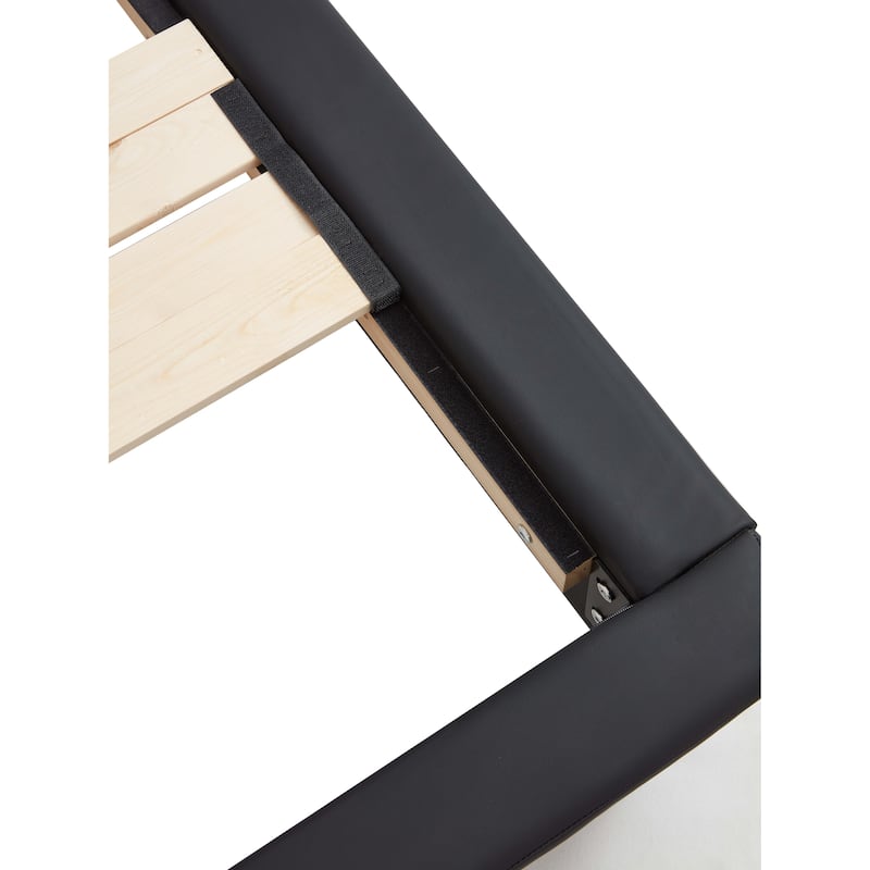 Floating Bed Frame Low Profile Bed Upholstered Platform Bed