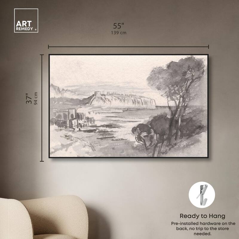 View across a Monaco Canvas by Art Remedy