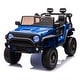 preview thumbnail 61 of 98, 24V Ride-On Car for Kids with Remote Control, Bluetooth, Double Seats & MP3 Blue